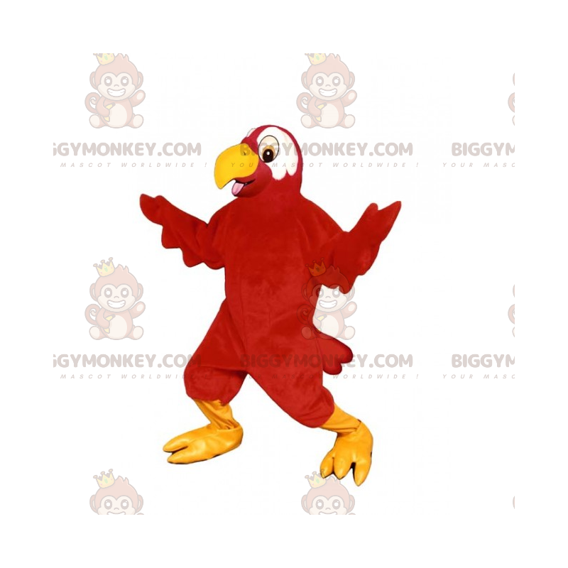 BIGGYMONKEY™ Jungle Animals Mascot Costume - Red Parrot -