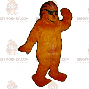 BIGGYMONKEY™ Dschungeltier-Maskottchen-Kostüm – Brillenaffe -