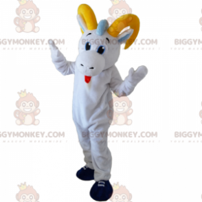 BIGGYMONKEY™ Mascot Costume Stork With Orange Beak -