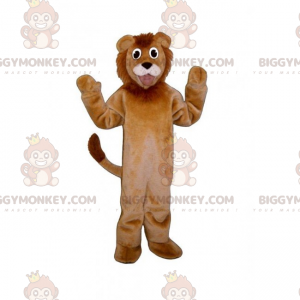 BIGGYMONKEY™ Savannentier-Maskottchen-Kostüm – Löwe -