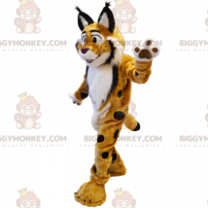 BIGGYMONKEY™ Savanna Animals Mascot Costume - Spotted Lynx -