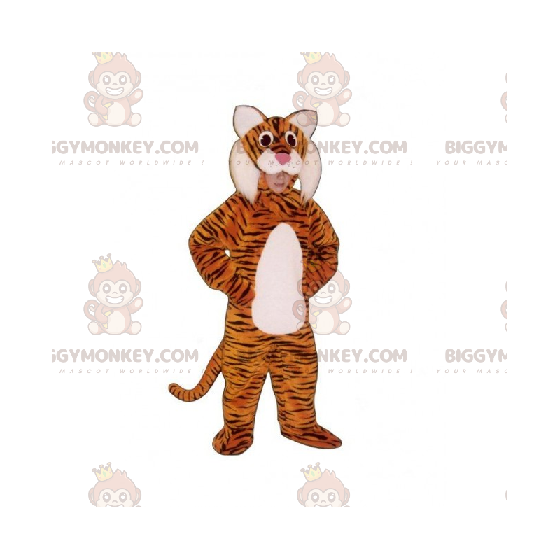 Kostým maskota zvířat BIGGYMONKEY™ Savanna Animals – Tygr - Tygří maskoti - BIGGYMONKEY_014841 - BiggyMonkey.com