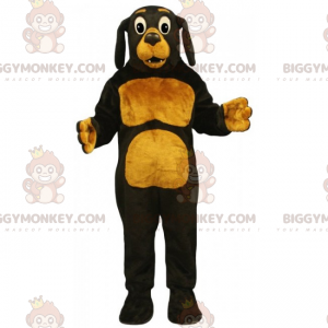 BIGGYMONKEY™ Husdyrs maskotkostume - brun og karamelhund -