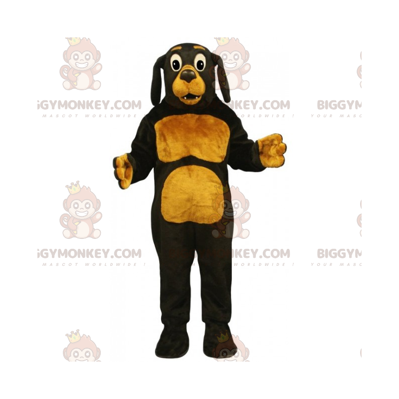 BIGGYMONKEY™ Pets Mascot Costume - Brown & Caramel Dog -