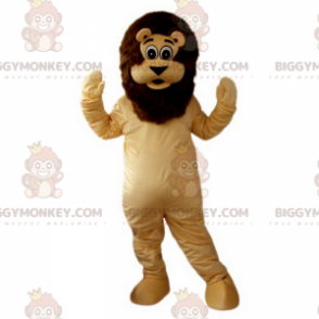 Lion BIGGYMONKEY™ maskottiasu ruskealla harjalla - Leijonan maskotit - BIGGYMONKEY_014864 - BiggyMonkey.com