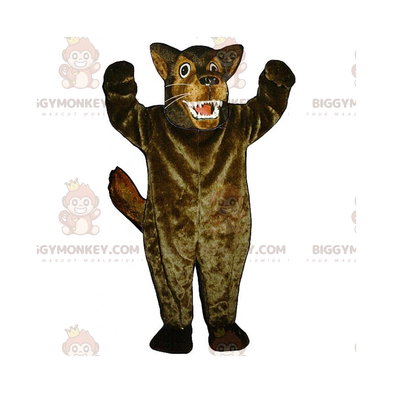 Wild Animal BIGGYMONKEY™ maskotkostume - Big Wolf - Wild Animal BIGGYMONKEY™ maskotkostume - Big Wolf -
