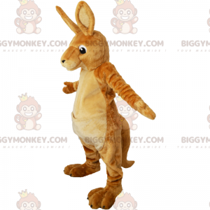 Vildt dyr BIGGYMONKEY™ maskotkostume - kænguru med pose