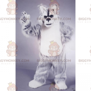 Wild Animal BIGGYMONKEY™ Mascot Costume - Snow Lynx -
