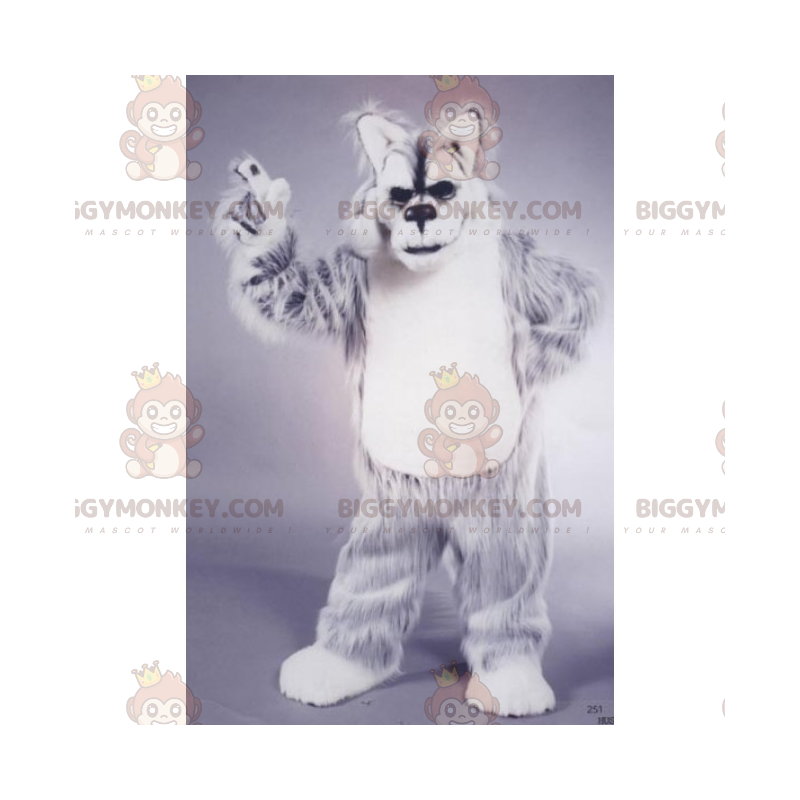 Wild Animal BIGGYMONKEY™ Maskotdräkt - Snow Lynx - BiggyMonkey Wild Animal BIGGYMONKEY™ Maskotdräkt - Snow Lynx - BiggyMonkey
