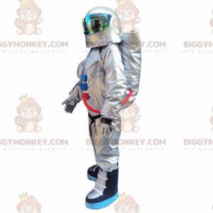 Mascotte dell'astronauta dell'uomo biondo in tuta Formato L (175-180 CM)