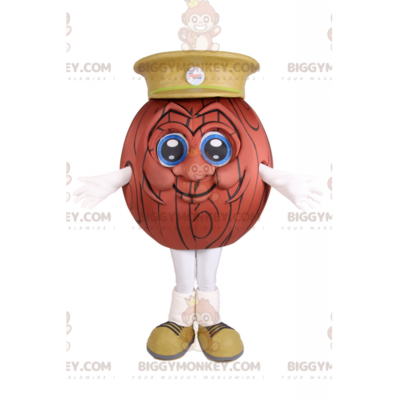 BIGGYMONKEY™ basketball mascot costume with cap -