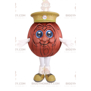 BIGGYMONKEY™ basketball mascot costume with cap –