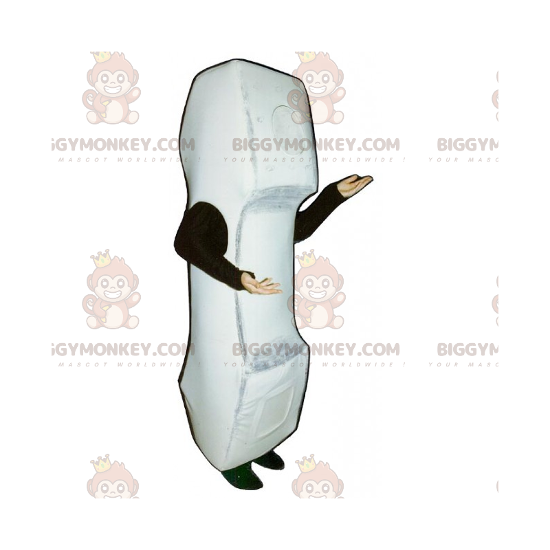 Costume de mascotte BIGGYMONKEY™ bloc de glace - Biggymonkey.com Costume de mascotte BIGGYMONKEY™ bloc de glace - Biggymonkey.com