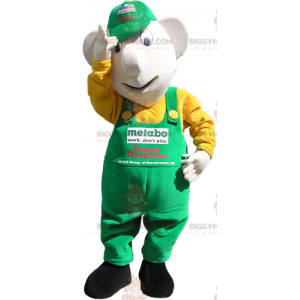 BIGGYMONKEY™ Lumiukon maskottiasu, lippalakki ja haalarit - Miesten maskotit - BIGGYMONKEY_014890 - BiggyMonkey.com