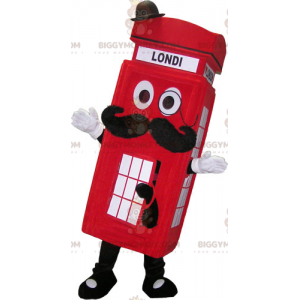 BIGGYMONKEY™ Engels Phone Booth-mascottekostuum -