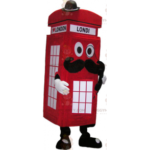 BIGGYMONKEY™ English Phone Booth Mascot Costume -