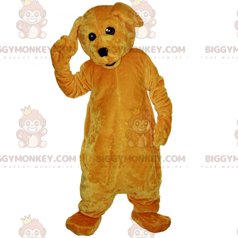BIGGYMONKEY™ zacht bruin mascottekostuum voor honden -