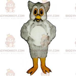 BIGGYMONKEY™ Yellow Eyed Owl Maskot kostume - Fuglemaskot - BIGGYMONKEY_014912 - BiggyMonkey.com