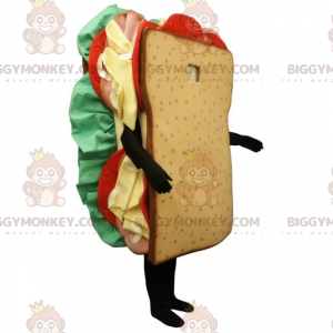 Costume de mascotte BIGGYMONKEY™ club sandwich - Biggymonkey.com