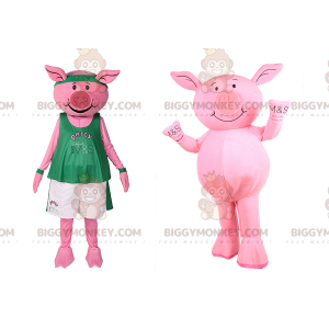 BIGGYMONKEY™ Pig Mascot Costume In Sportswear - Biggymonkey.com