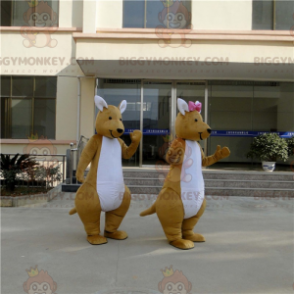 Kostým maskota BIGGYMONKEY™ pro pár klokana – Biggymonkey.com