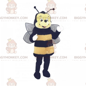 Kostium maskotki pszczółki BIGGYMONKEY™ z okrągłą twarzą -