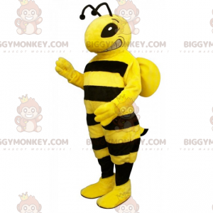 Big Stripe Bee BIGGYMONKEY™ Maskotdräkt - Bi-maskot - BIGGYMONKEY_014925 - BiggyMonkey.com
