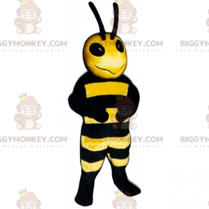 Costume de mascotte BIGGYMONKEY™ d'abeille aux longues antennes