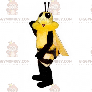 Biene BIGGYMONKEY™ Maskottchenkostüm mit weichem Fell -
