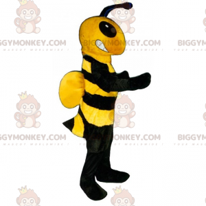 Bee BIGGYMONKEY™ maskotdräkt med små vingar - BiggyMonkey maskot