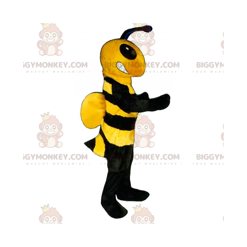 Bee BIGGYMONKEY™ Mascot Costume with Small Wings -