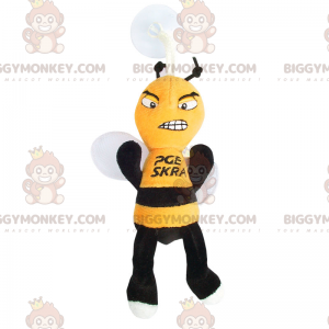 Costume de mascotte BIGGYMONKEY™ d'abeille combattante -
