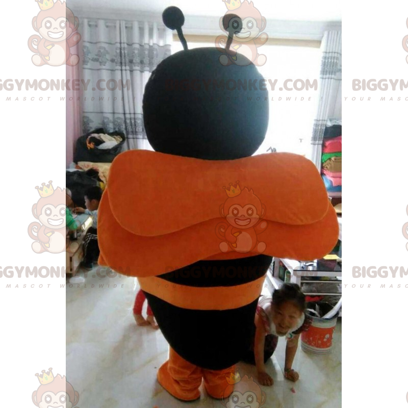 Costume de mascotte BIGGYMONKEY™ d'abeille orange -