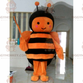 Orange Biene BIGGYMONKEY™ Maskottchen-Kostüm - Biggymonkey.com