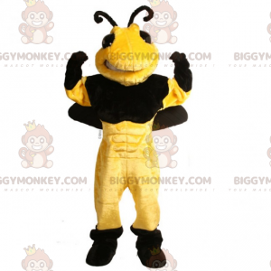 Costume de mascotte BIGGYMONKEY™ d'abeille sans rayure -