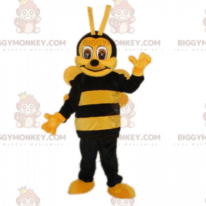 Costume de mascotte BIGGYMONKEY™ d'abeille souriante -