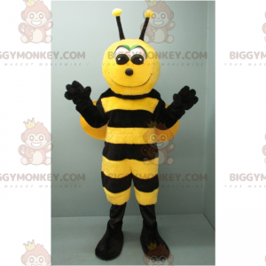 Fantasia de mascote BIGGYMONKEY™ de abelha sorridente e fofa –
