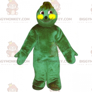 BIGGYMONKEY™ Cute Green Man Mascot Costume