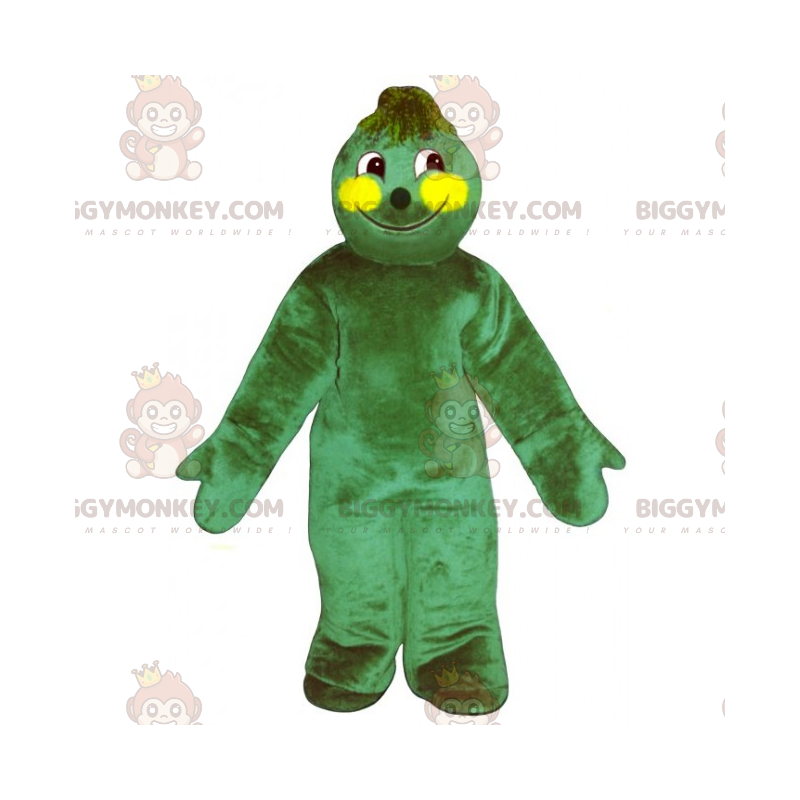 BIGGYMONKEY™ Cute Green Man Mascot Costume - Biggymonkey.com