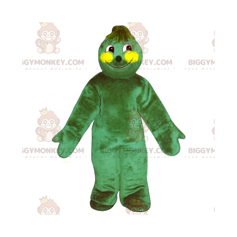Costume de mascotte BIGGYMONKEY™ d'adorable bonhomme vert - Costume de mascotte BIGGYMONKEY™ d'adorable bonhomme vert -