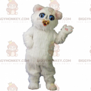 Χαριτωμένη στολή μασκότ BIGGYMONKEY™ White Kitten - Μασκότ για γάτες - BIGGYMONKEY_014956 - BiggyMonkey.com