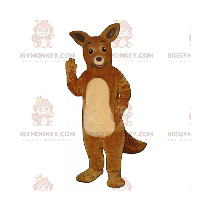Costume de mascotte BIGGYMONKEY™ d'adorable Kangourou Costume de mascotte BIGGYMONKEY™ d'adorable Kangourou