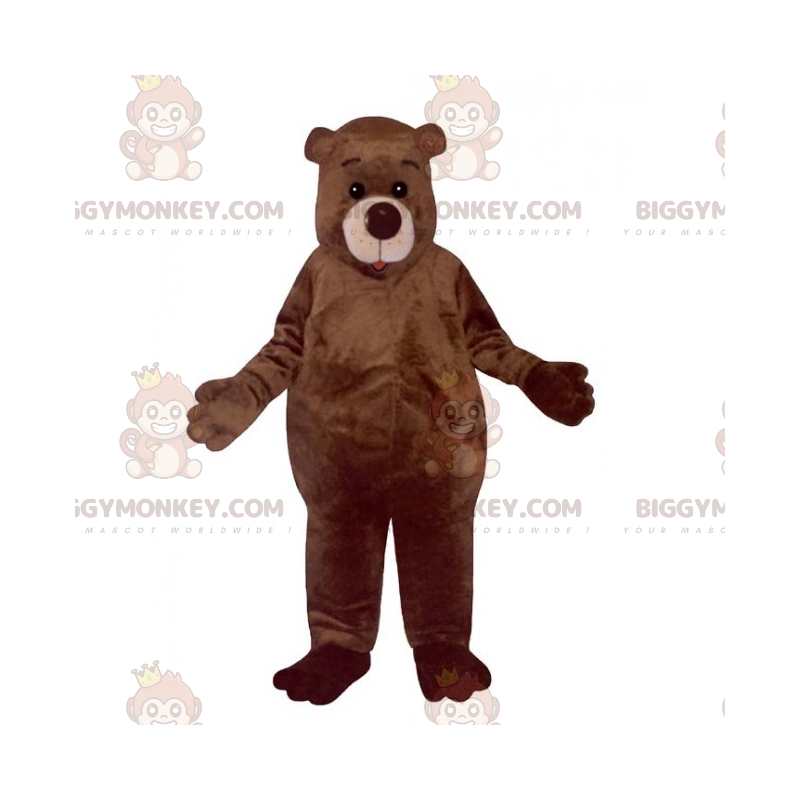 Kostium maskotki uroczego niedźwiedzia brunatnego BIGGYMONKEY™ Kostium maskotki uroczego niedźwiedzia brunatnego BIGGYMONKEY™