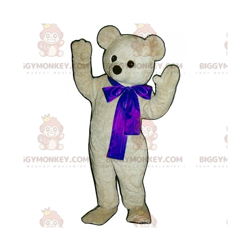 Traje de mascote BIGGYMONKEY™ de adorável ursinho de pelúcia Traje de mascote BIGGYMONKEY™ de adorável ursinho de pelúcia
