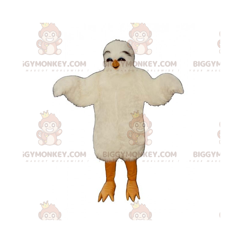 Cute White Chick BIGGYMONKEY™ Mascot Costume - Biggymonkey.com Cute White Chick BIGGYMONKEY™ Mascot Costume - Biggymonkey.com
