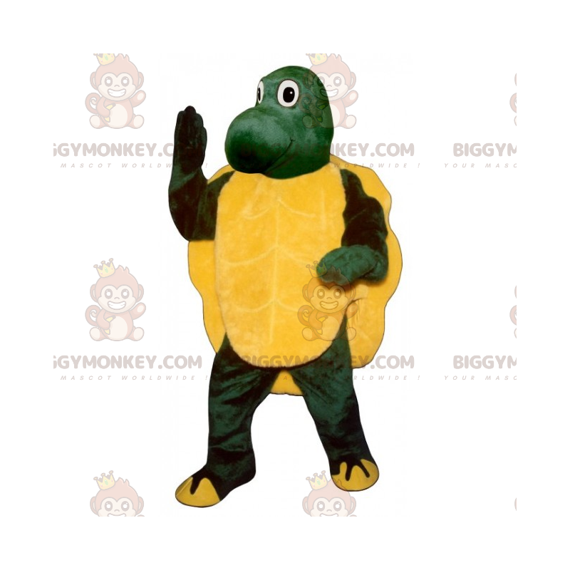 Schattige schildpad BIGGYMONKEY™ mascottekostuum - Schattige schildpad BIGGYMONKEY™ mascottekostuum -