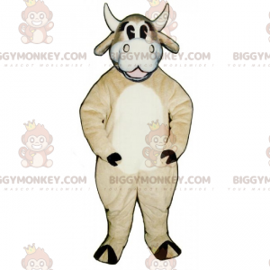 Cute Smiling Cow BIGGYMONKEY™ Mascot Costume - Biggymonkey.com