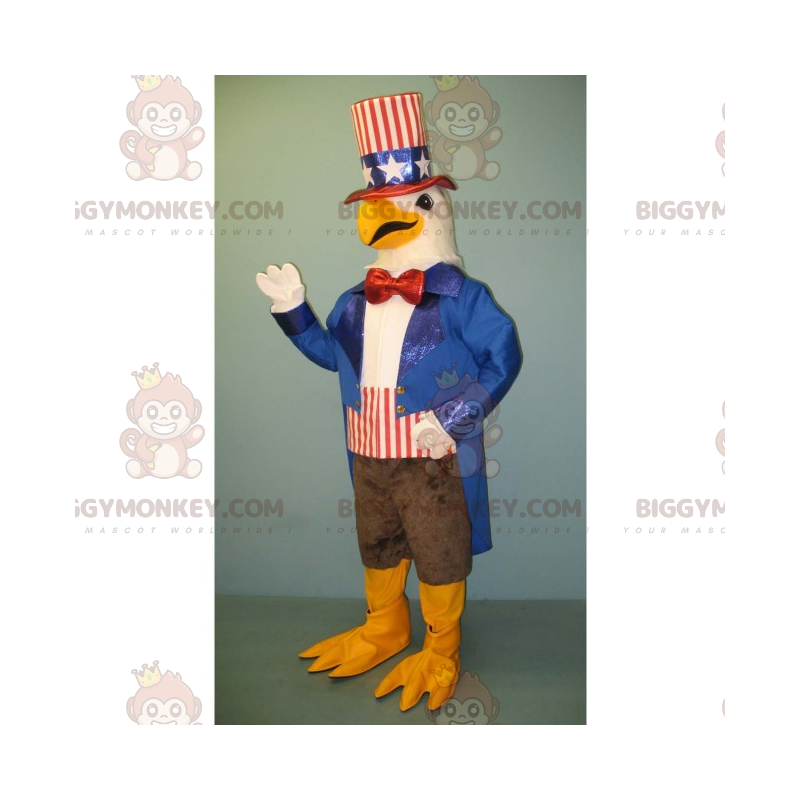 Vestito americano del costume della mascotte BIGGYMONKEY™ Vestito americano del costume della mascotte BIGGYMONKEY™