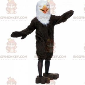 Στολή μασκότ BIGGYMONKEY™ White and Black Eagle -