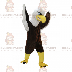 Blue Eyes Brown and White Eagle BIGGYMONKEY™ Mascot Costume -